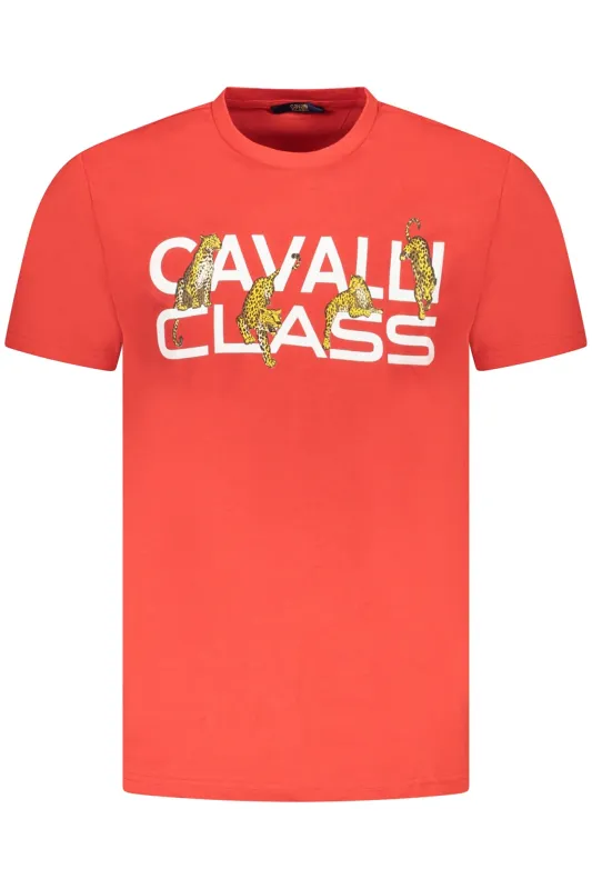 CAVALLI CLASS SHORT SLEEVE T-SHIRT MEN RED sold by Siebentaschen