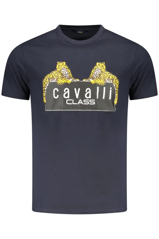 CAVALLI CLASS SHORT SLEEVE T-SHIRT MEN BLUE sold by Siebentaschen