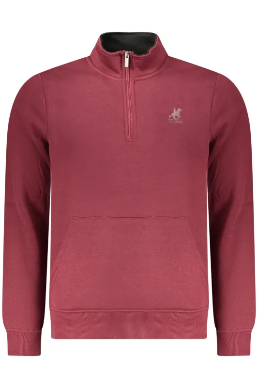 US GRAND MEN S RED ZIP-UP SWEATSHIRT sold by Siebentaschen