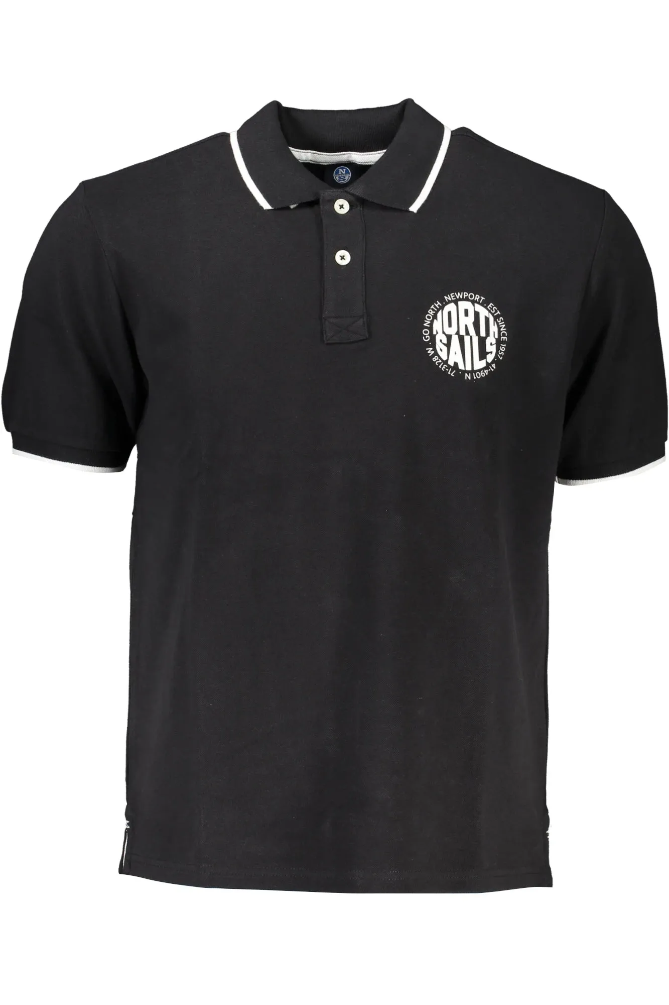 NORTH SAILS MEN S BLACK SHORT SLEEVED POLO SHIRT sold by Siebentaschen