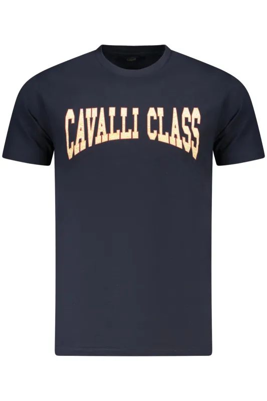 CAVALLI CLASS SHORT SLEEVE T-SHIRT MEN BLUE sold by Siebentaschen