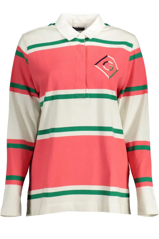 GANT WOMEN S PINK LONG SLEEVE POLO SHIRT sold by Siebentaschen