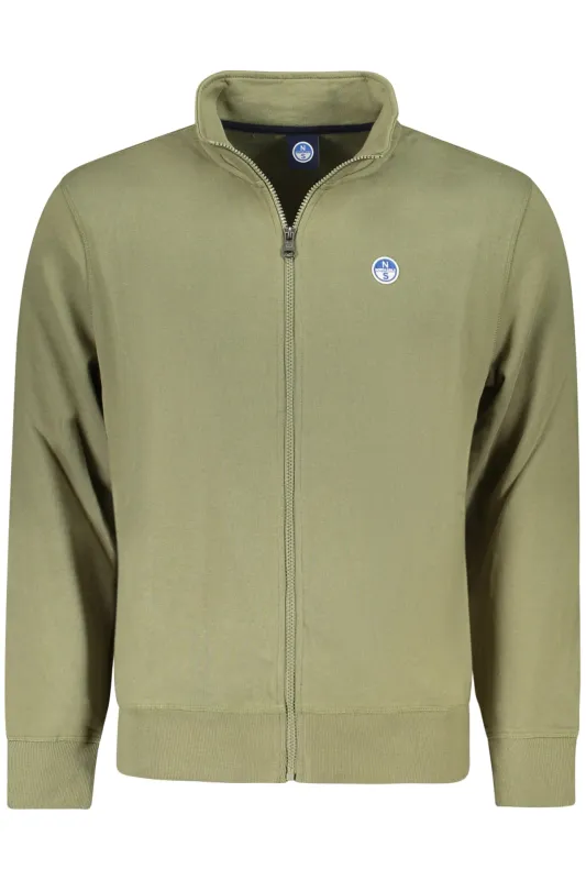 NORTH SAILS MEN S ZIP-UP SWEATSHIRT GREEN sold by Siebentaschen