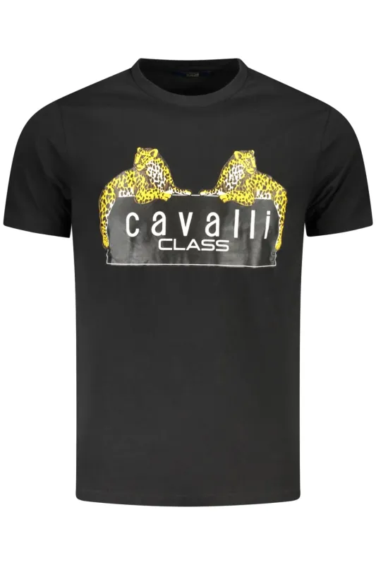 CAVALLI CLASS SHORT SLEEVE T-SHIRT MEN BLACK sold by Siebentaschen