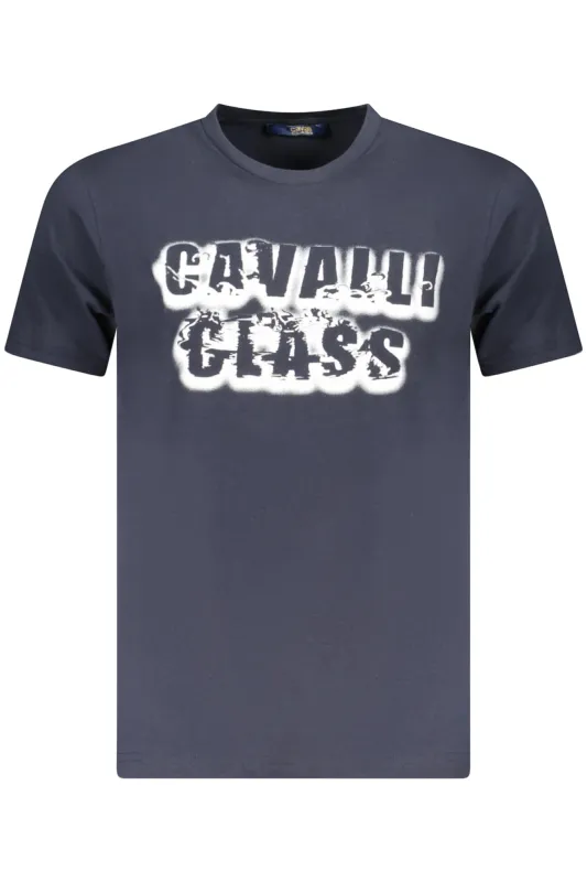 CAVALLI CLASS SHORT SLEEVE T-SHIRT MEN BLUE sold by Siebentaschen