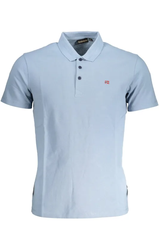 NAPAPIJRI POLO SHORT SLEEVE MAN LIGHT BLUE sold by Siebentaschen