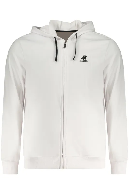 US GRAND MEN S WHITE ZIP-UP SWEATSHIRT sold by Siebentaschen