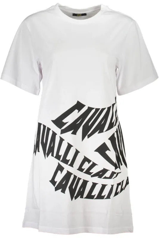 CAVALLI CLASS SHORT DRESS WOMEN WHITE sold by Siebentaschen