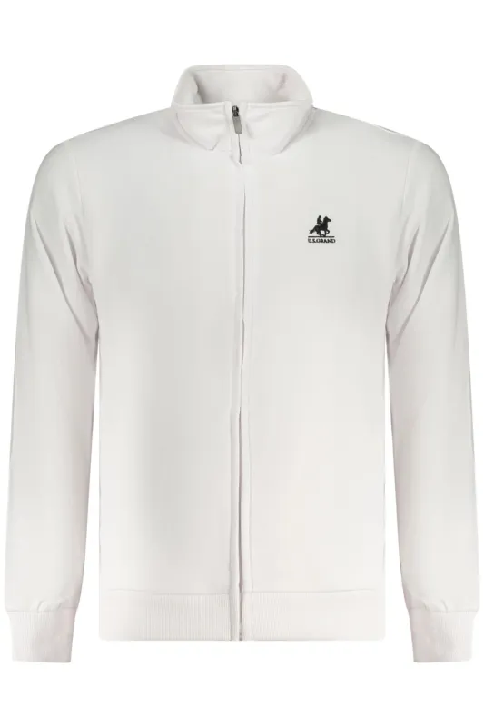 US GRAND MEN S WHITE ZIP-UP SWEATSHIRT sold by Siebentaschen