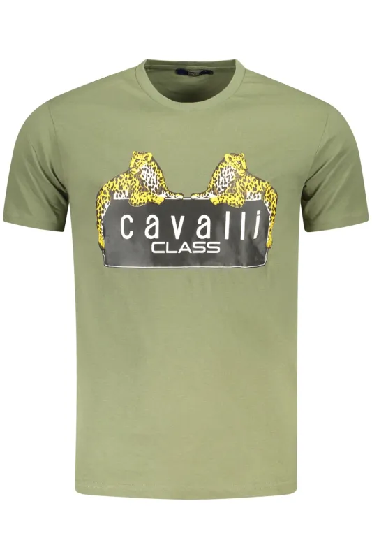 CAVALLI CLASS SHORT SLEEVE T-SHIRT MEN GREEN sold by Siebentaschen