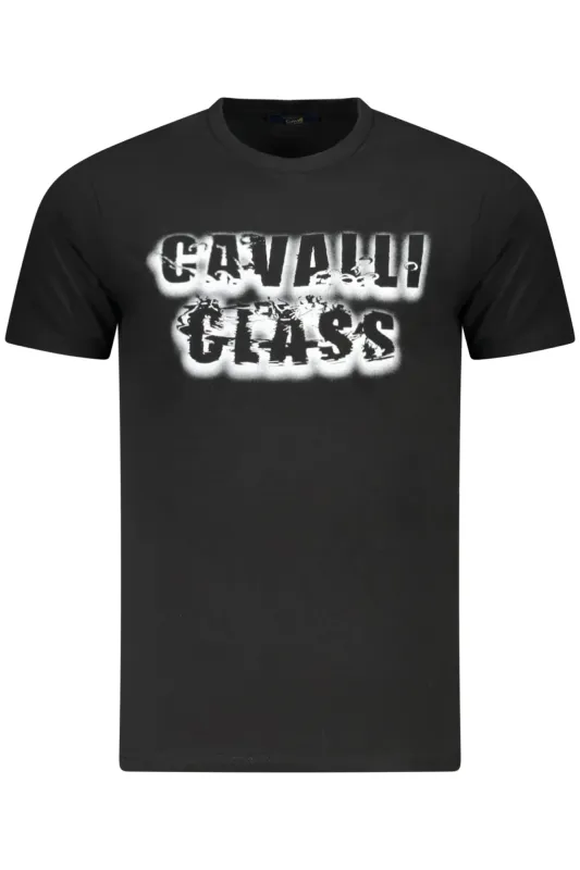 CAVALLI CLASS SHORT SLEEVE T-SHIRT MEN BLACK sold by Siebentaschen