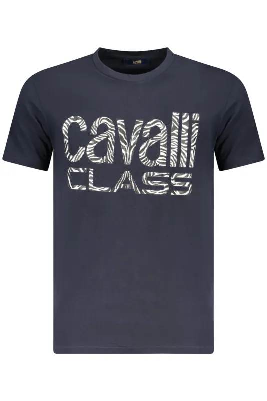 CAVALLI CLASS SHORT SLEEVE T-SHIRT MEN BLUE sold by Siebentaschen