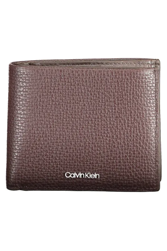CALVIN KLEIN BROWN MAN WALLET sold by Siebentaschen