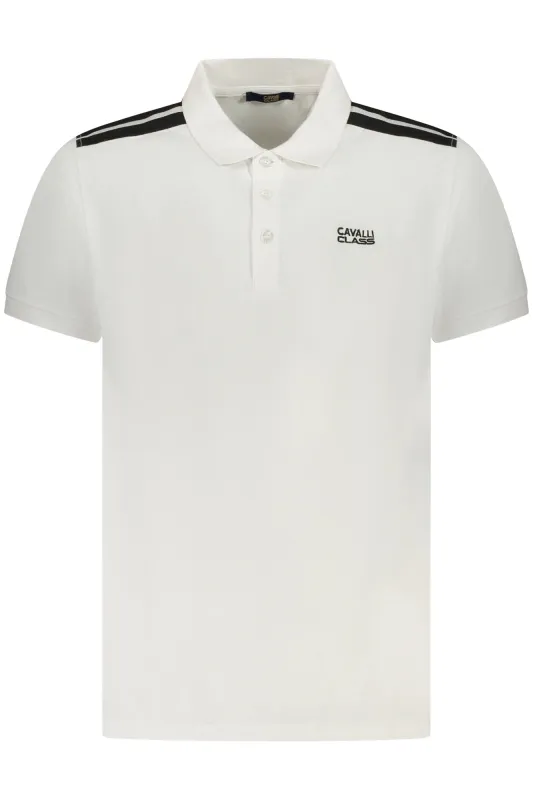 CAVALLI CLASS POLO SHORT SLEEVES MEN WHITE sold by Siebentaschen