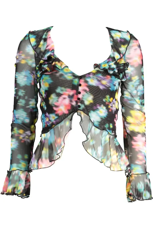 DESIGUAL BLACK WOMEN S LONG SLEEVED T-SHIRT sold by Siebentaschen