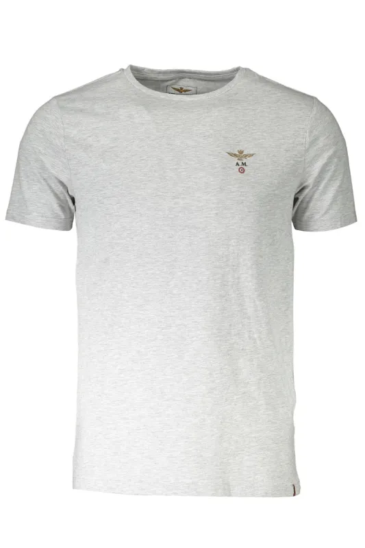 AERONAUTICA MILITARE GRAY MAN EXTERNAL T-SHIRT made by Aeronautica Militare