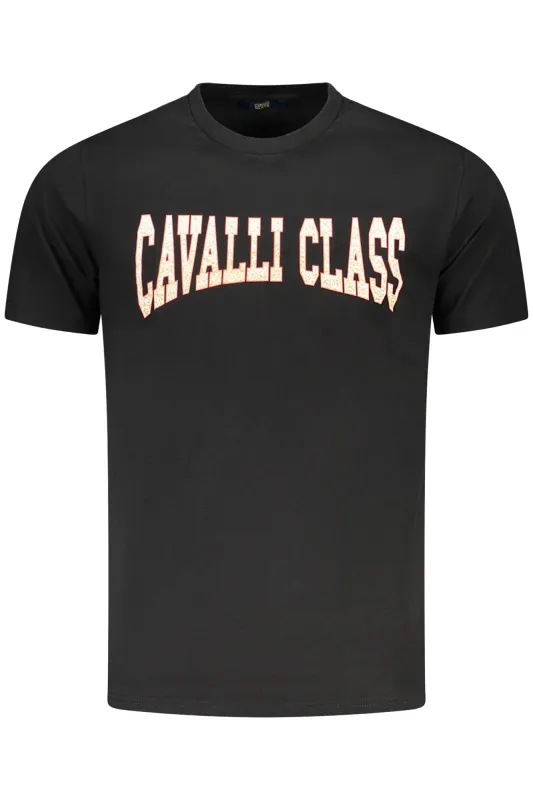 CAVALLI CLASS SHORT SLEEVE T-SHIRT MEN BLACK sold by Siebentaschen