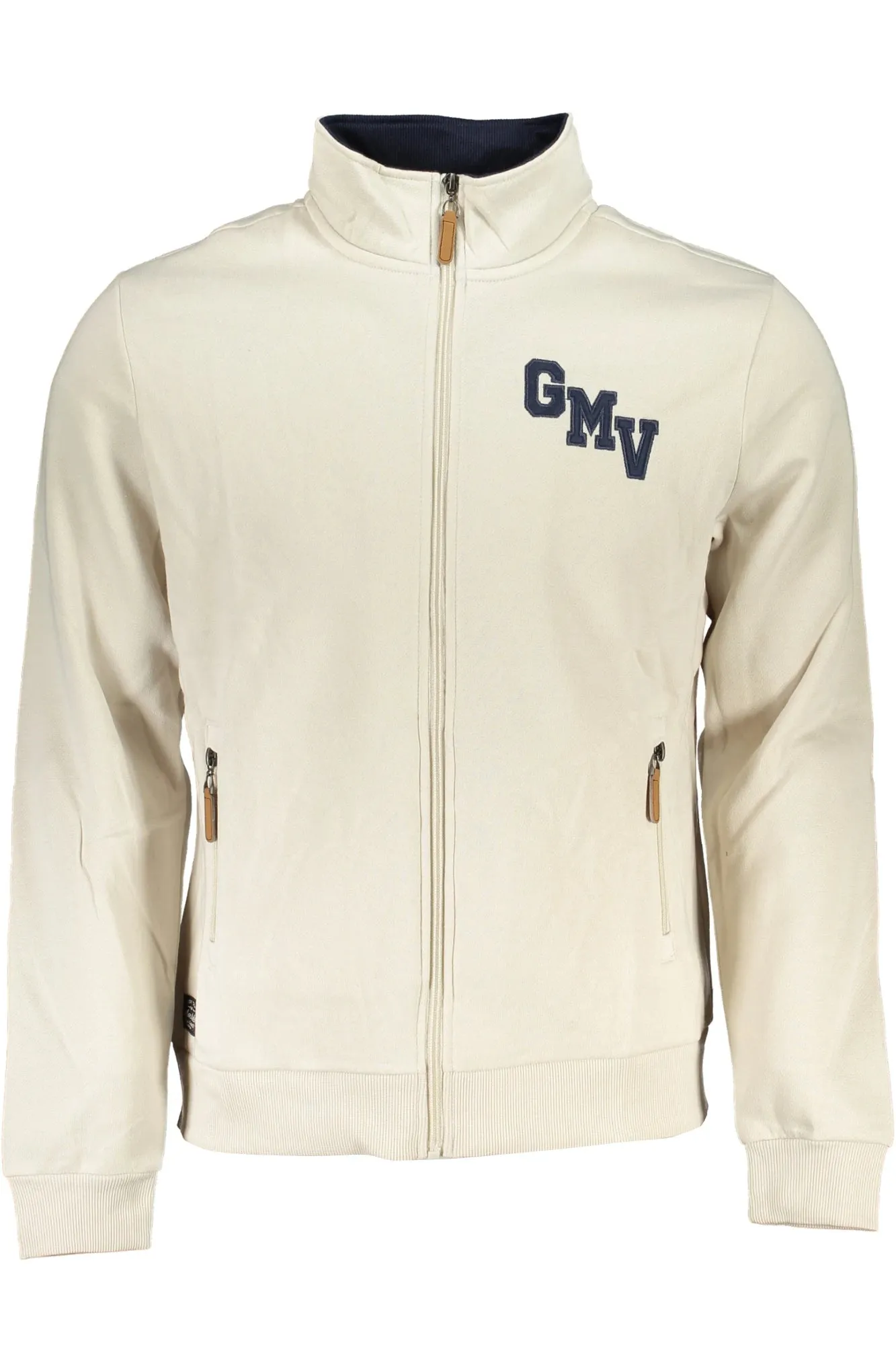 GIAN MARCO VENTURI MEN S WHITE ZIP SWEATSHIRT sold by Siebentaschen