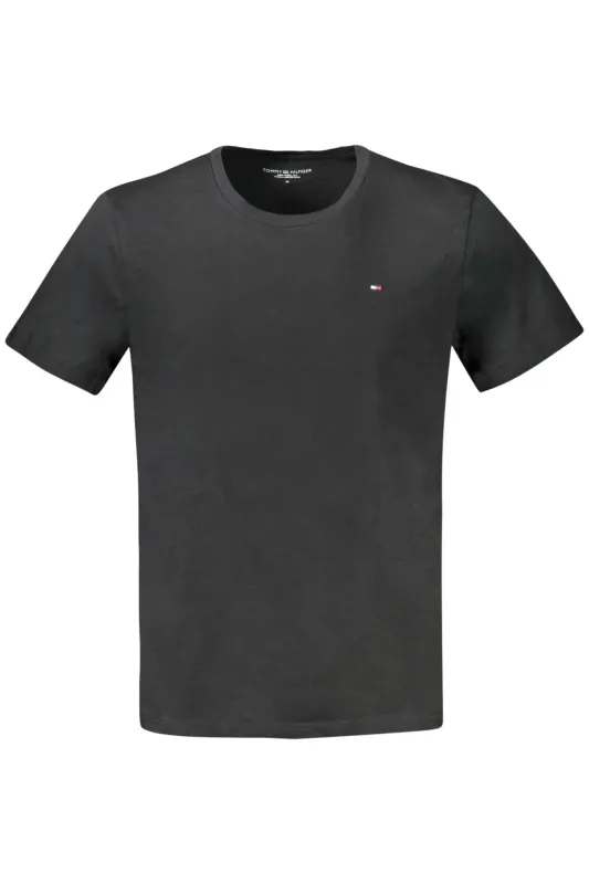 TOMMY HILFIGER SHORT SLEEVE T-SHIRT MEN BLACK sold by Siebentaschen