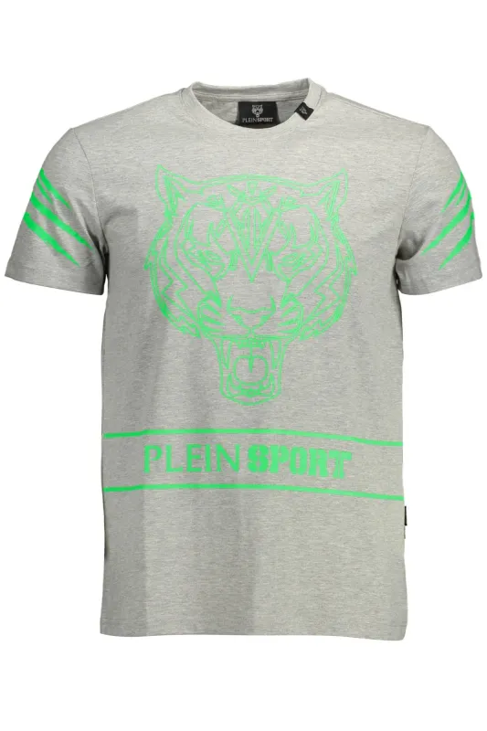 PLEIN SPORT SHORT SLEEVE T-SHIRT MEN GREY made by Siebentaschen