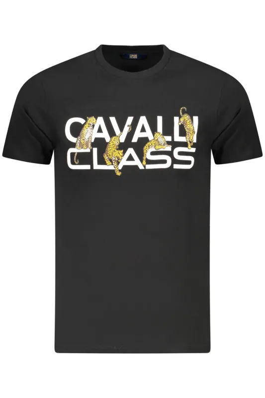 CAVALLI CLASS SHORT SLEEVE T-SHIRT MEN BLACK sold by Siebentaschen