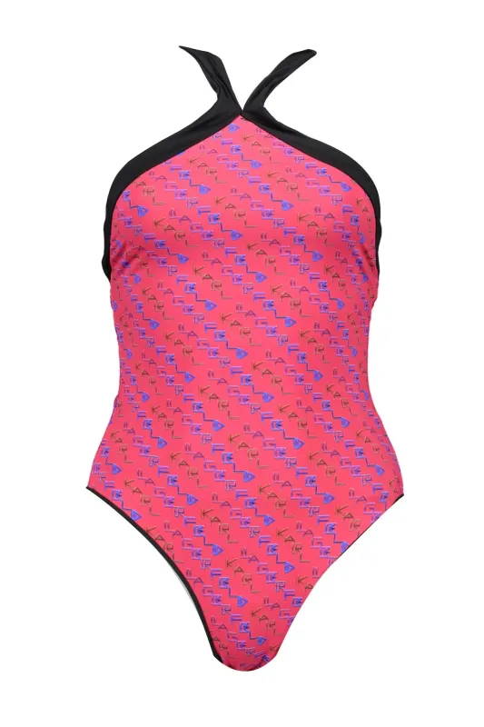 KARL LAGERFELD BEACHWEAR ONE PIECE SWIMSUIT WOMEN RED made by Siebentaschen