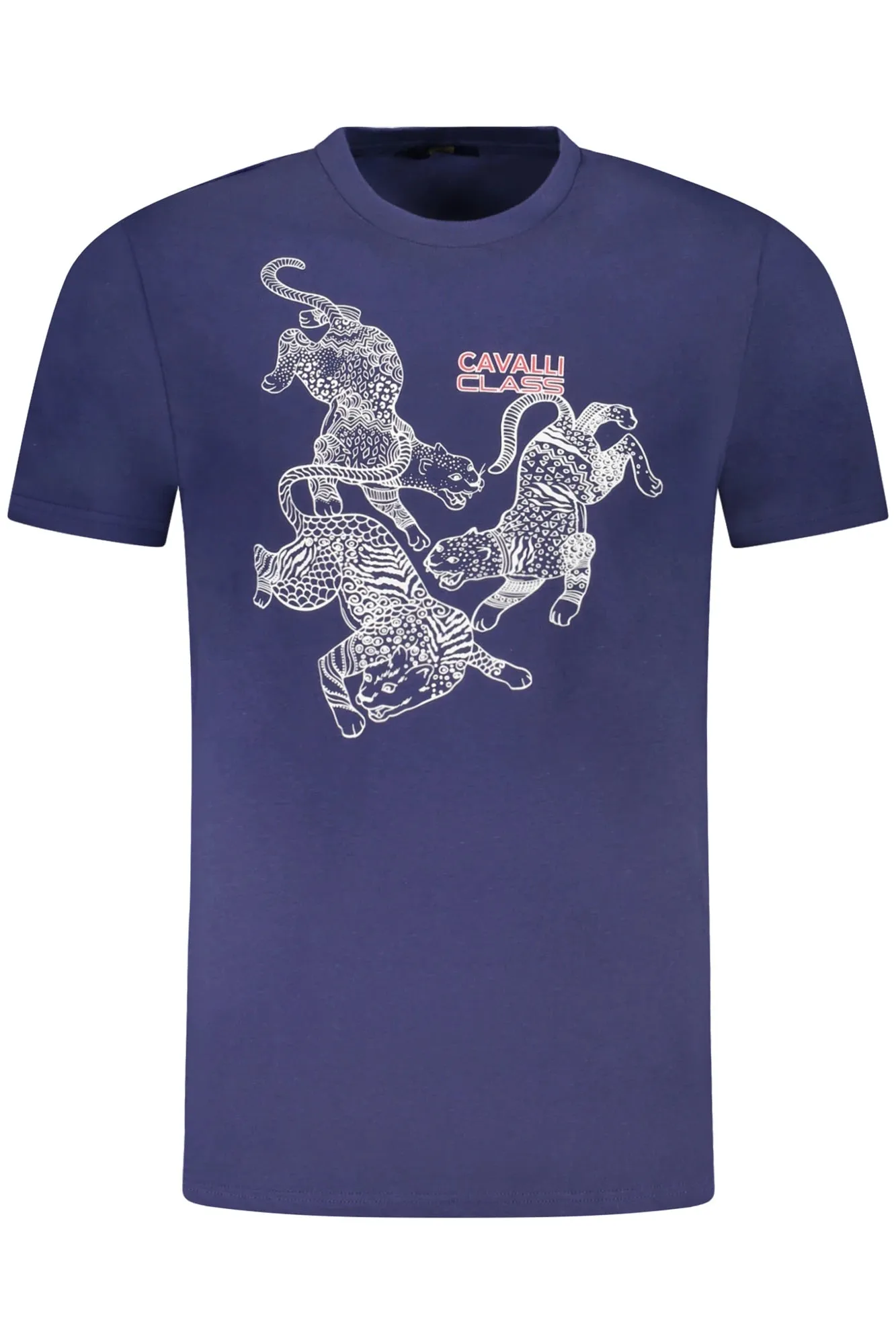CAVALLI CLASS SHORT SLEEVE T-SHIRT MEN BLUE sold by Siebentaschen