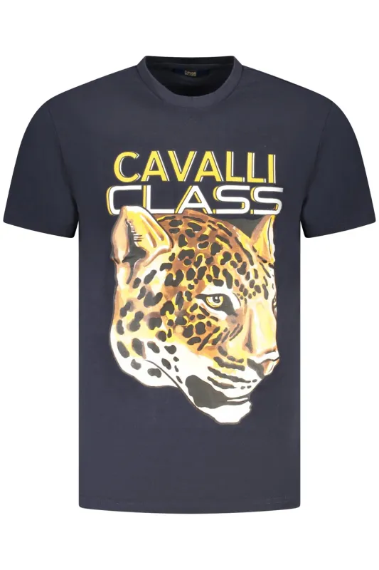 CAVALLI CLASS SHORT SLEEVE T-SHIRT MEN BLUE sold by Siebentaschen