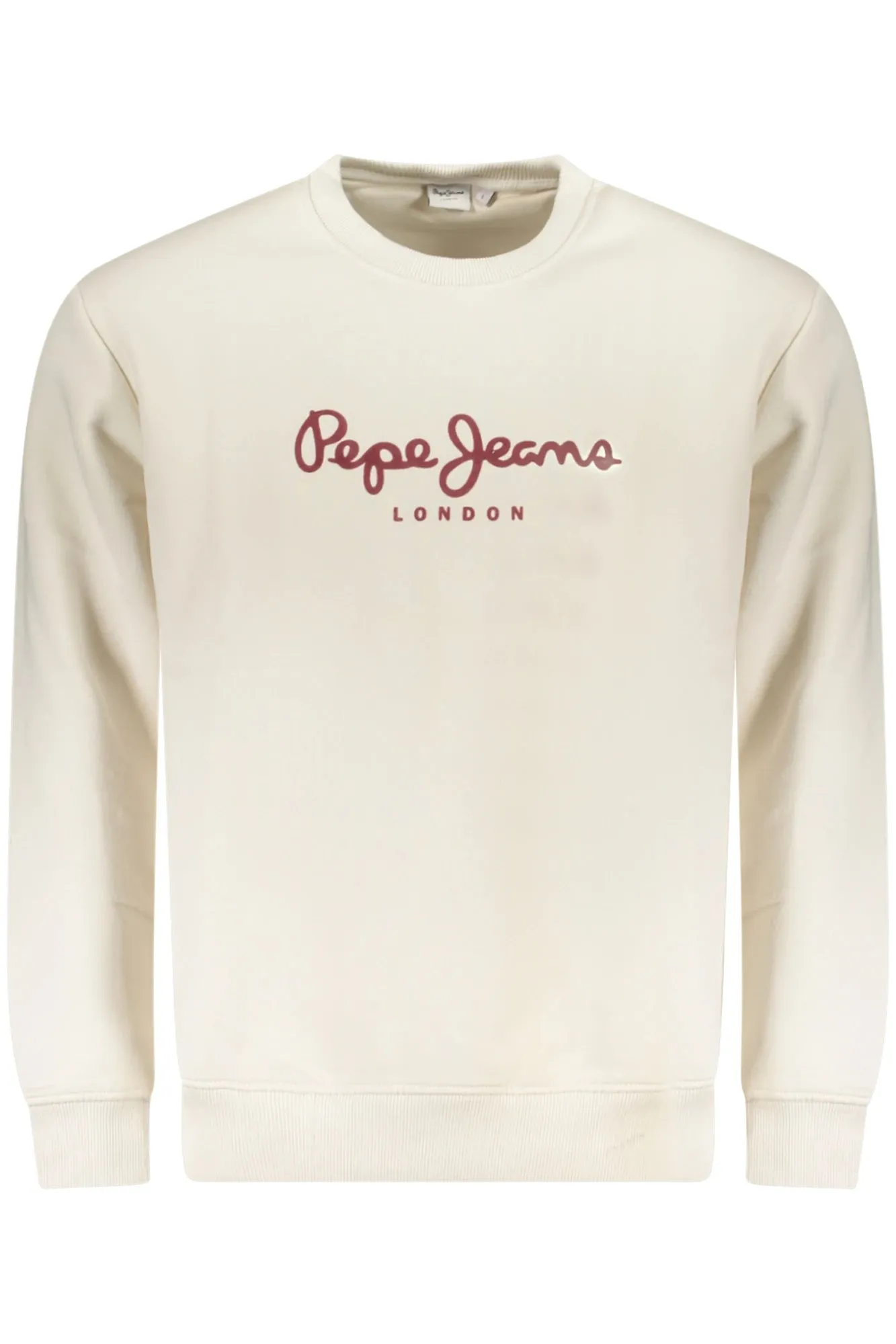 PEPE JEANS MEN S WHITE ZIP-UP SWEATSHIRT sold by Siebentaschen