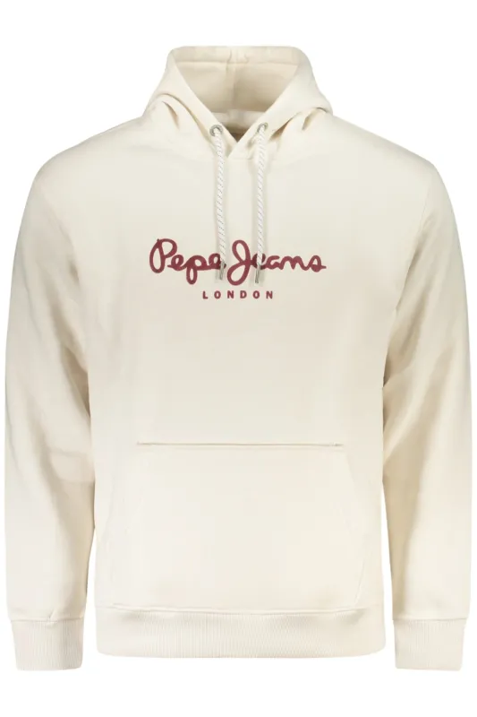PEPE JEANS MEN S WHITE ZIP-UP SWEATSHIRT sold by Siebentaschen