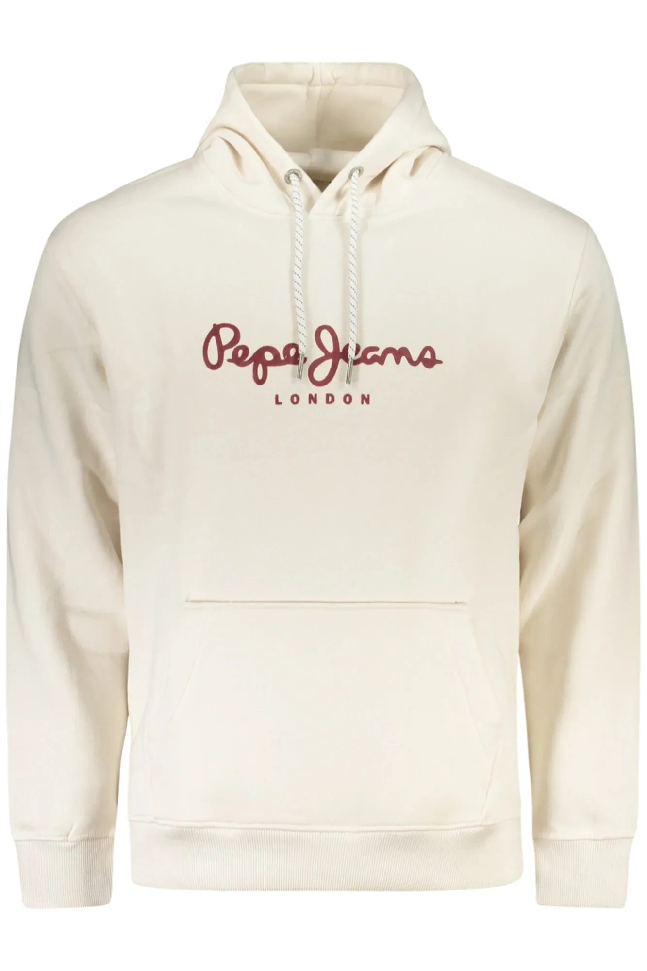 PEPE JEANS MEN S WHITE ZIP-UP SWEATSHIRT sold by Siebentaschen