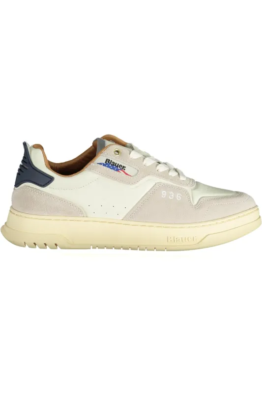 BLAUER SPORTS SHOES MEN WHITE sold by Siebentaschen