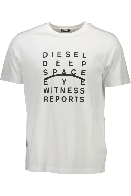DIESEL SHORT SLEEVE T-SHIRT MEN WHITE sold by Siebentaschen