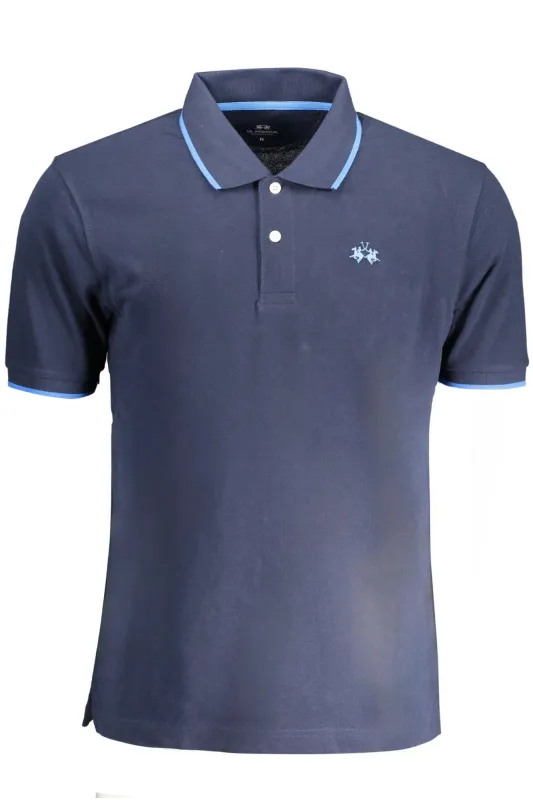 LA MARTINA MEN S SHORT SLEEVE POLO BLUE sold by Siebentaschen