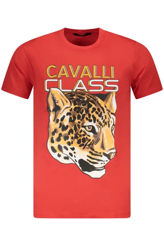 CAVALLI CLASS SHORT SLEEVE T-SHIRT MEN RED sold by Siebentaschen
