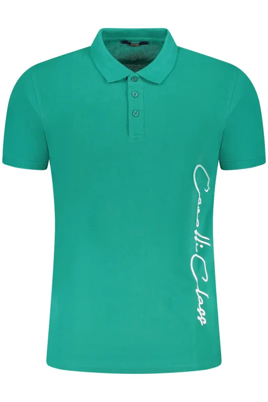 CAVALLI CLASS POLO SHORT SLEEVES MEN GREEN sold by Siebentaschen