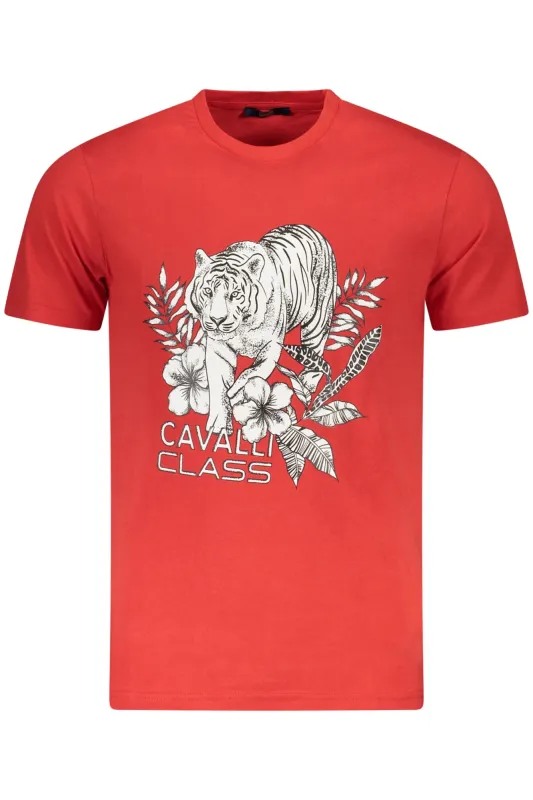 CAVALLI CLASS SHORT SLEEVE T-SHIRT MEN RED sold by Siebentaschen