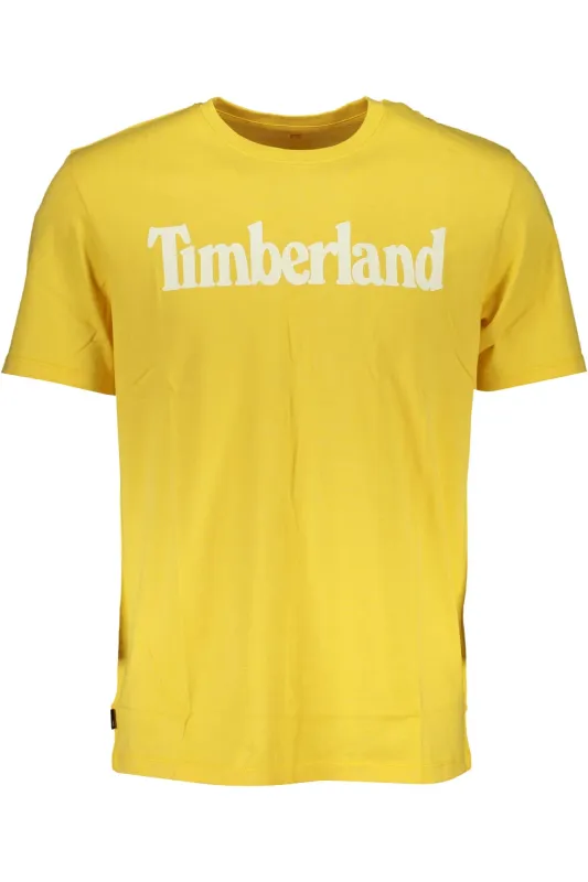 TIMBERLAND YELLOW MEN S SHORT SLEEVED T-SHIRT sold by Siebentaschen