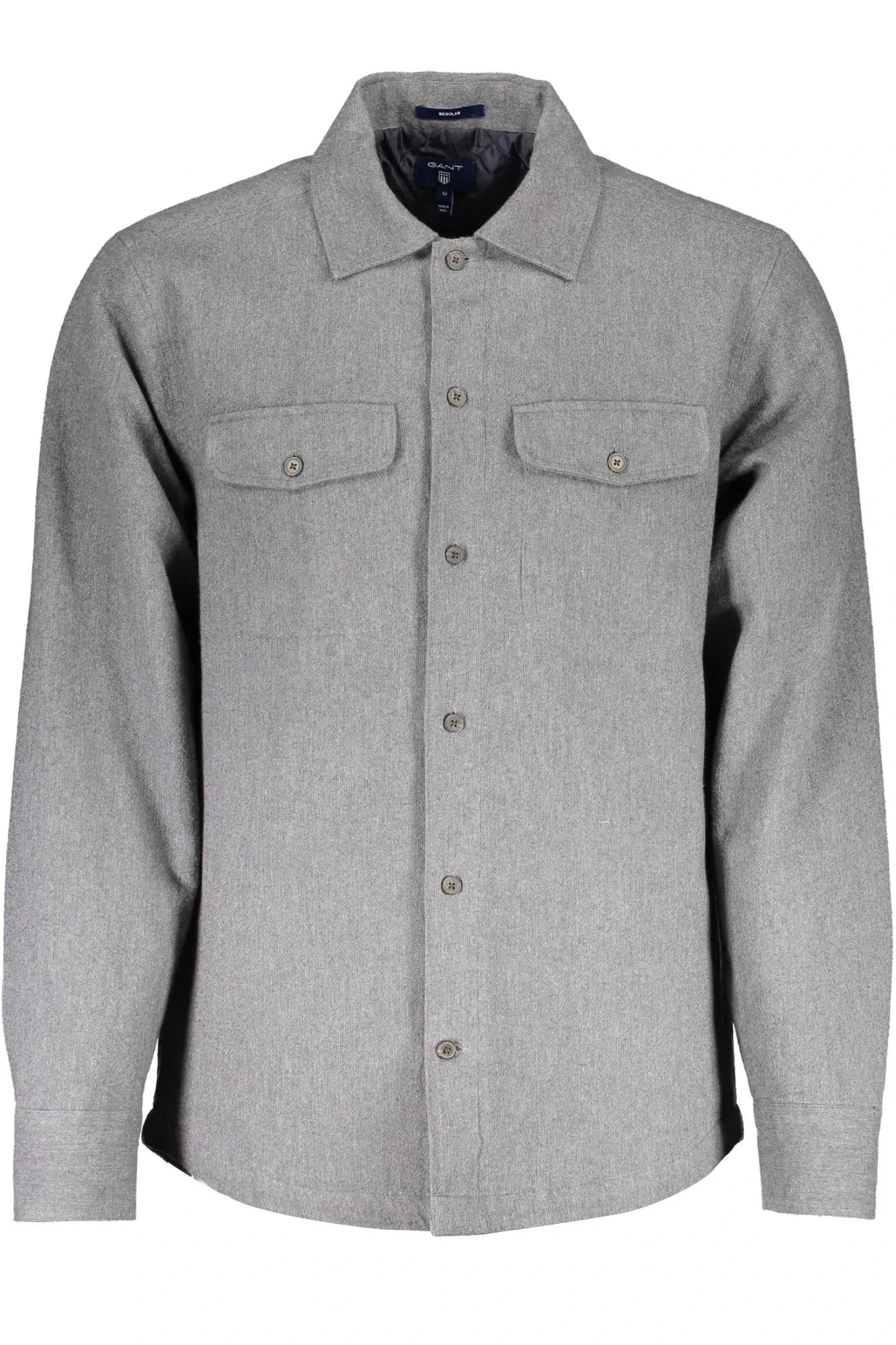 GANT LONG SLEEVE SHIRT MEN GREY sold by Siebentaschen