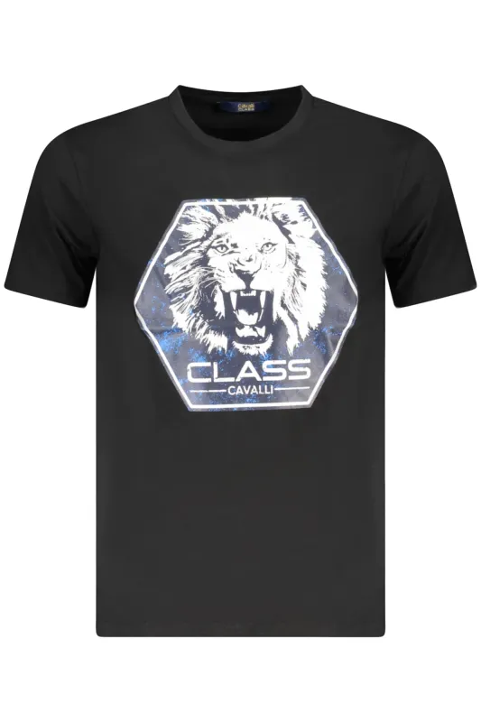 CAVALLI CLASS SHORT SLEEVE T-SHIRT MEN BLACK sold by Siebentaschen