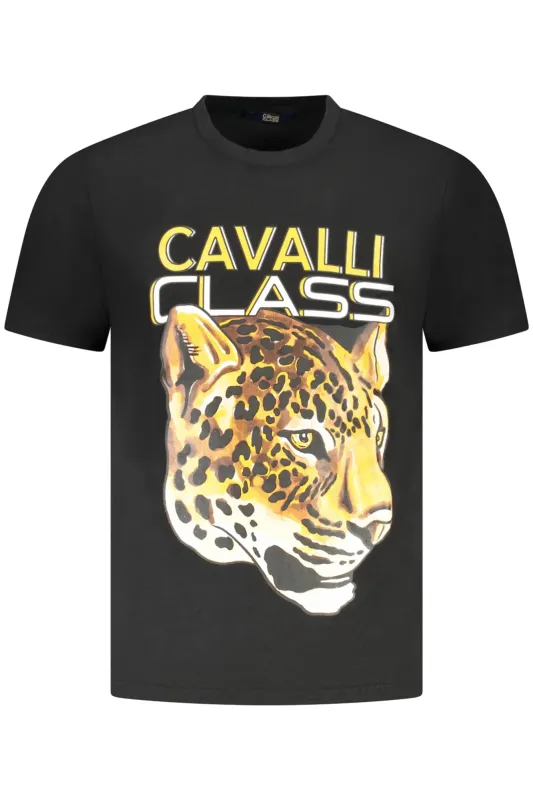 CAVALLI CLASS SHORT SLEEVE T-SHIRT MEN BLACK sold by Siebentaschen