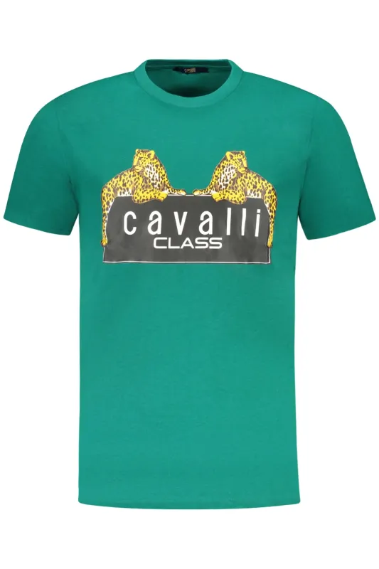 CAVALLI CLASS SHORT SLEEVE T-SHIRT MEN GREEN sold by Siebentaschen