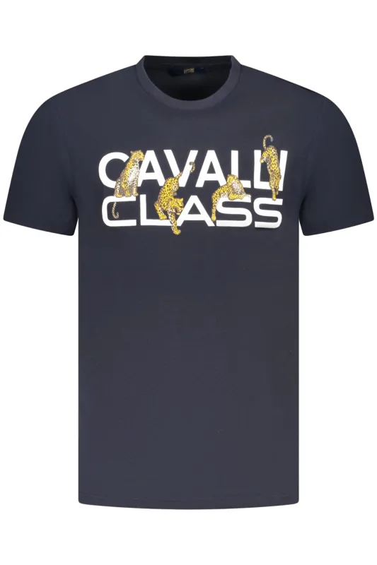 CAVALLI CLASS SHORT SLEEVE T-SHIRT MEN BLUE sold by Siebentaschen