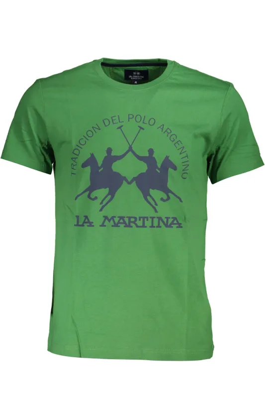 LA MARTINA MEN S SHORT SLEEVE T-SHIRT GREEN sold by Siebentaschen