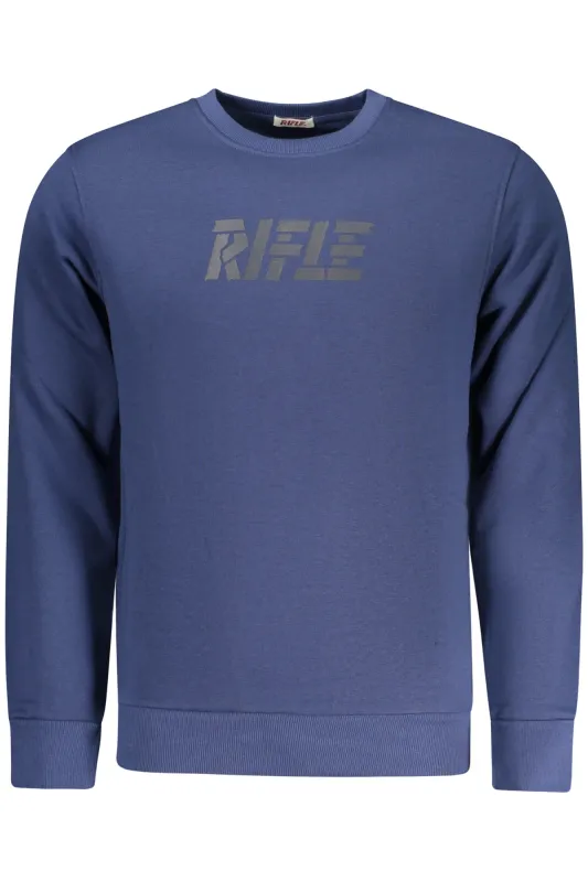 RIFLE MEN S ZIP-UP SWEATSHIRT BLUE sold by Siebentaschen