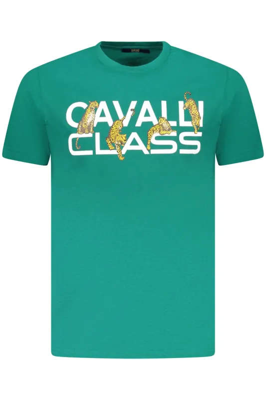 CAVALLI CLASS SHORT SLEEVE T-SHIRT MEN GREEN sold by Siebentaschen