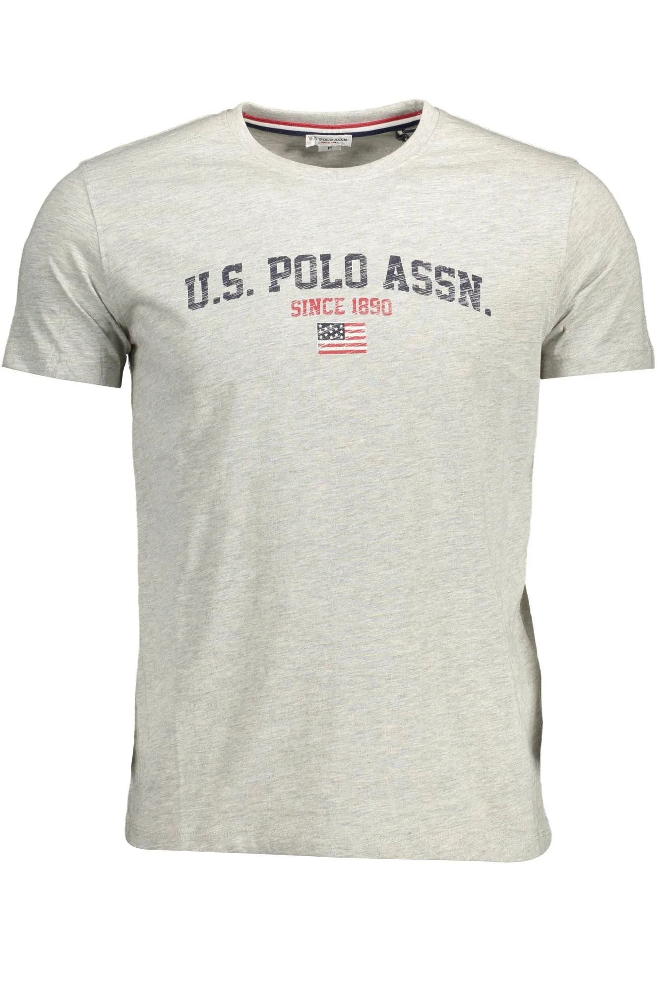 US POLO T-SHIRT SHORT SLEEVES MEN GREY sold by Siebentaschen