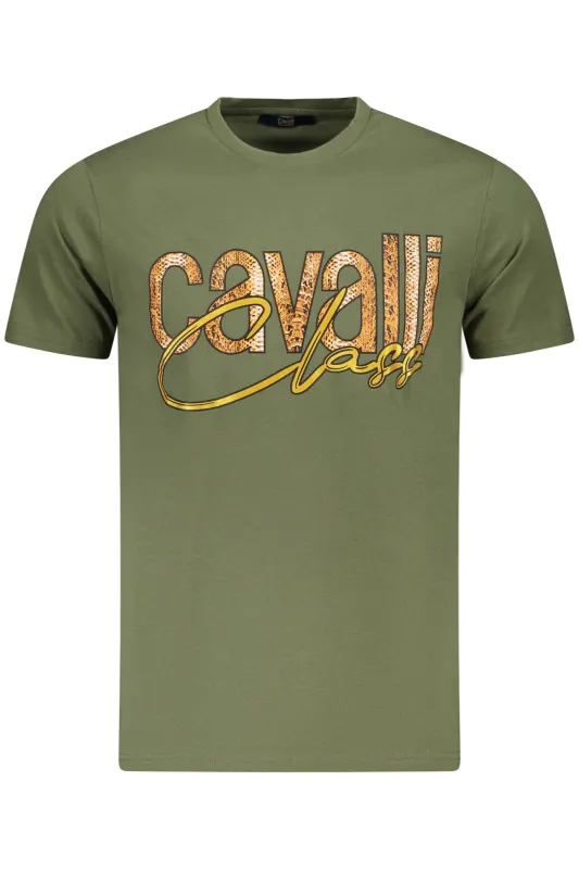 CAVALLI CLASS SHORT SLEEVE T-SHIRT MEN GREEN sold by Siebentaschen