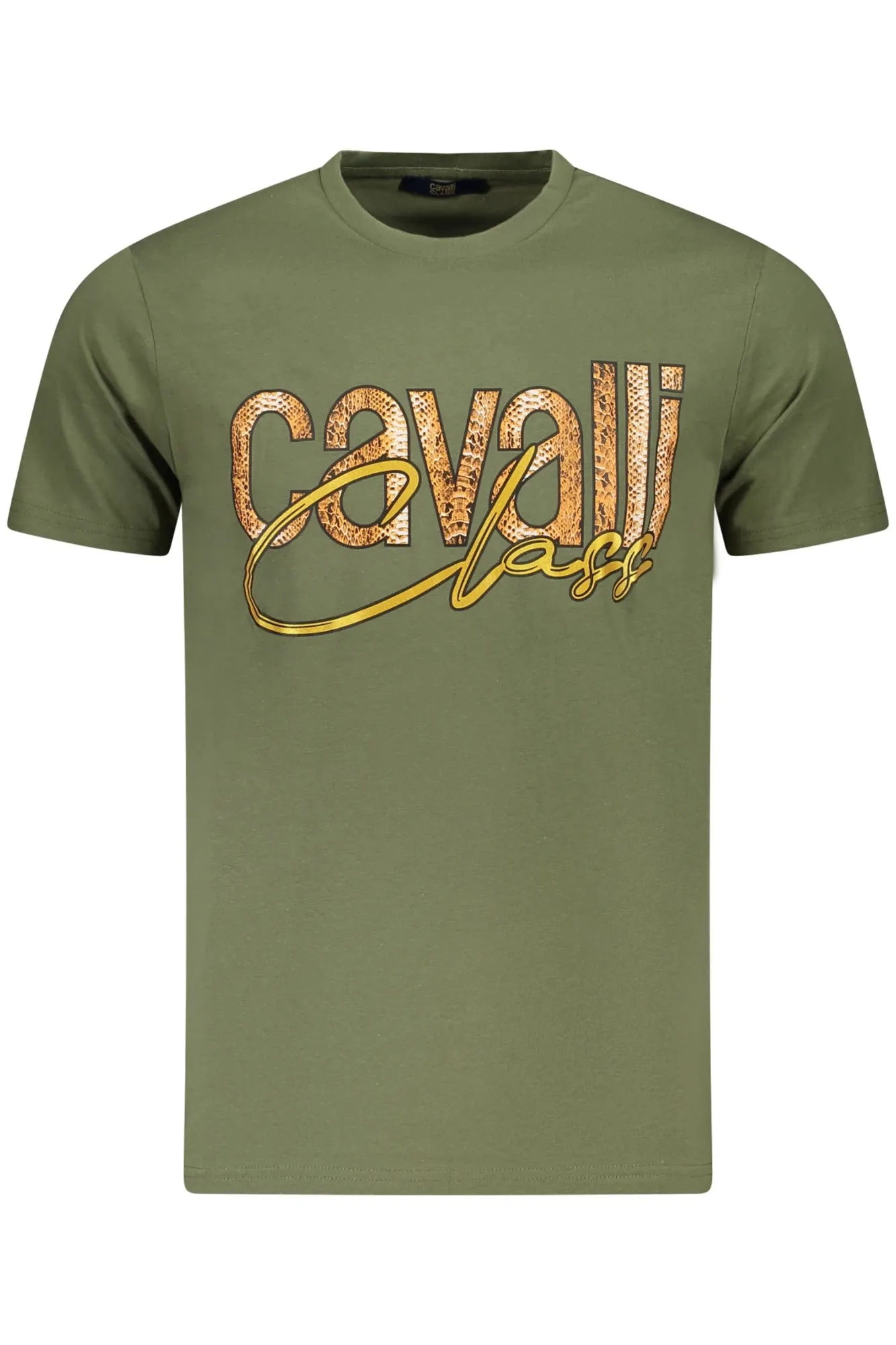 CAVALLI CLASS SHORT SLEEVE T-SHIRT MEN GREEN sold by Siebentaschen