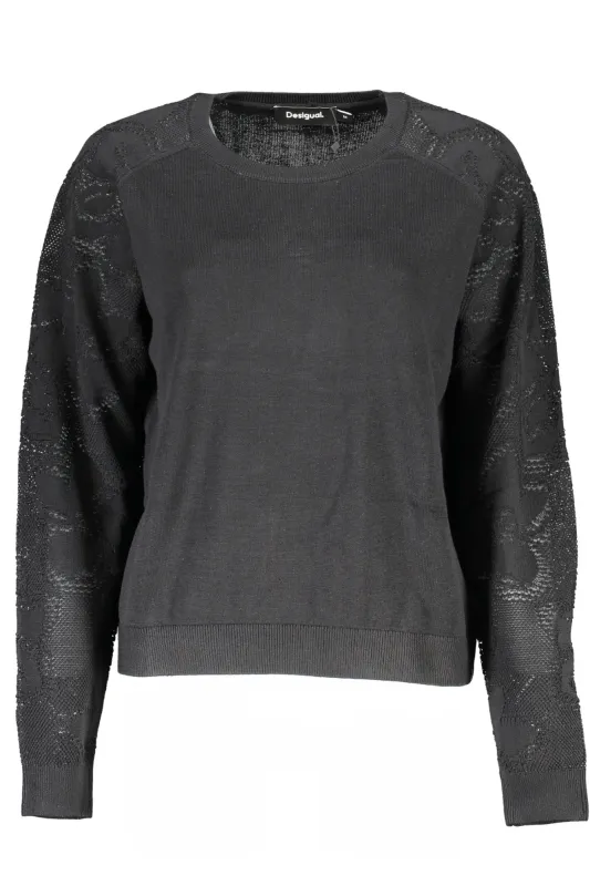 DESIGUAL BLACK WOMEN S SWEATER sold by Siebentaschen